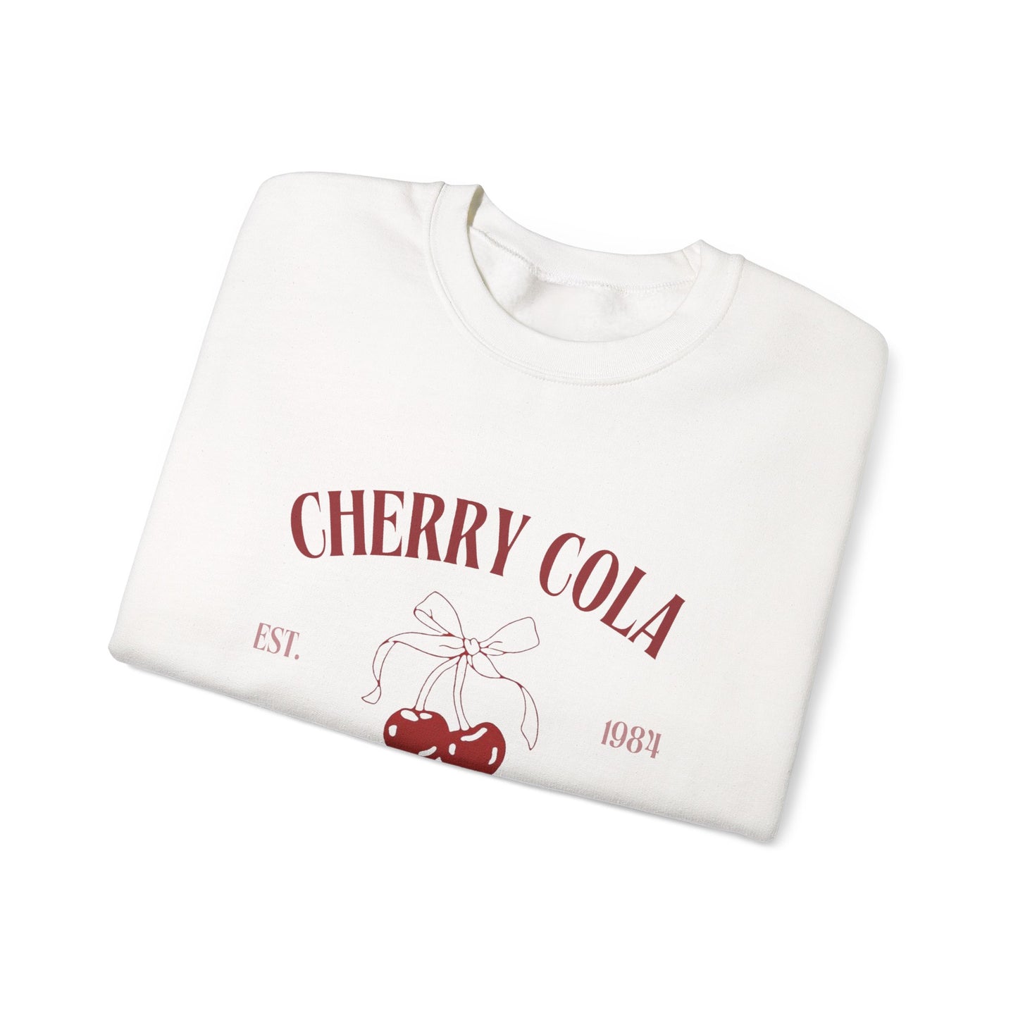 Unisex Cherry Cola Social Club Vintage Sweatshirt – Cozy Retro Aesthetic Crewneck