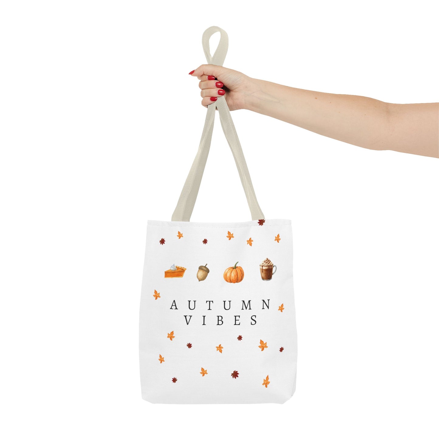 'Autumn Vibes' Canvas Tote – Cozy Seasonal Essential