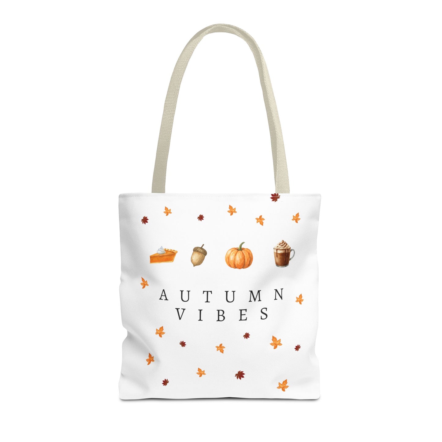 'Autumn Vibes' Canvas Tote – Cozy Seasonal Essential