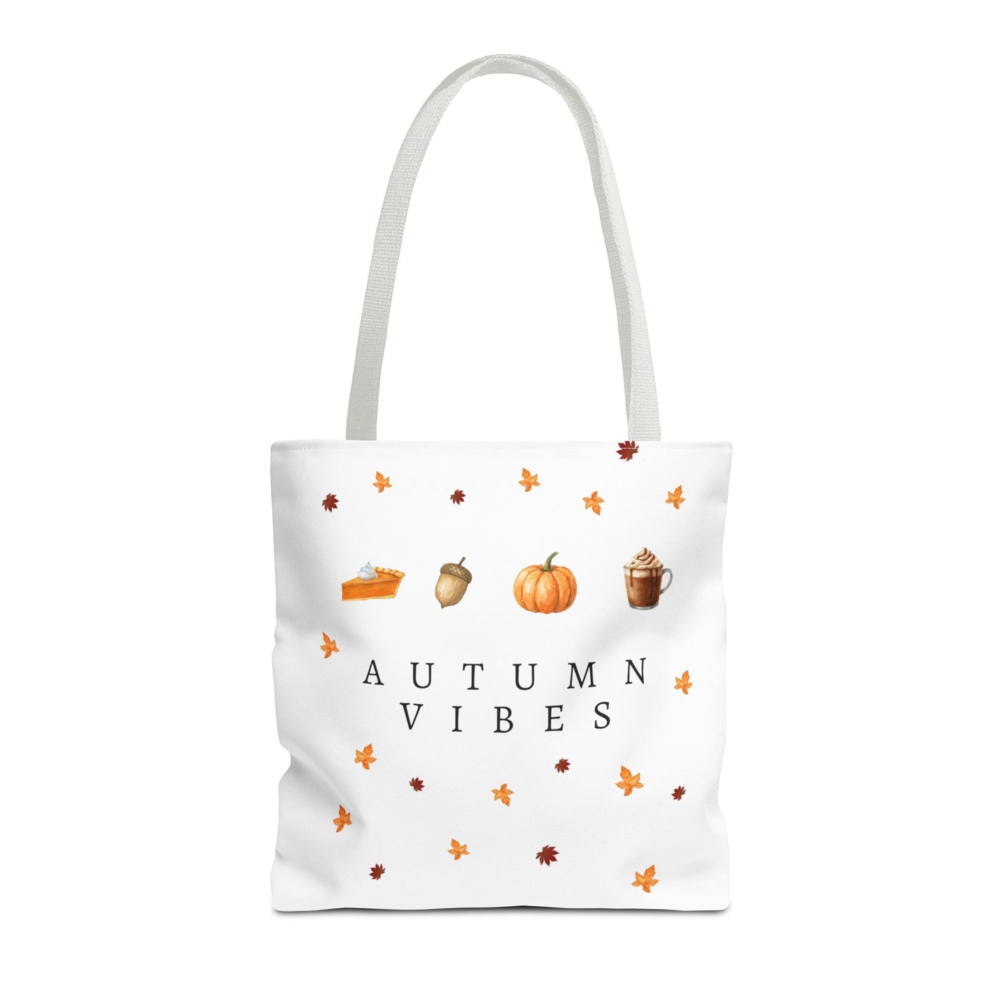 'Autumn Vibes' Canvas Tote – Cozy Seasonal Essential