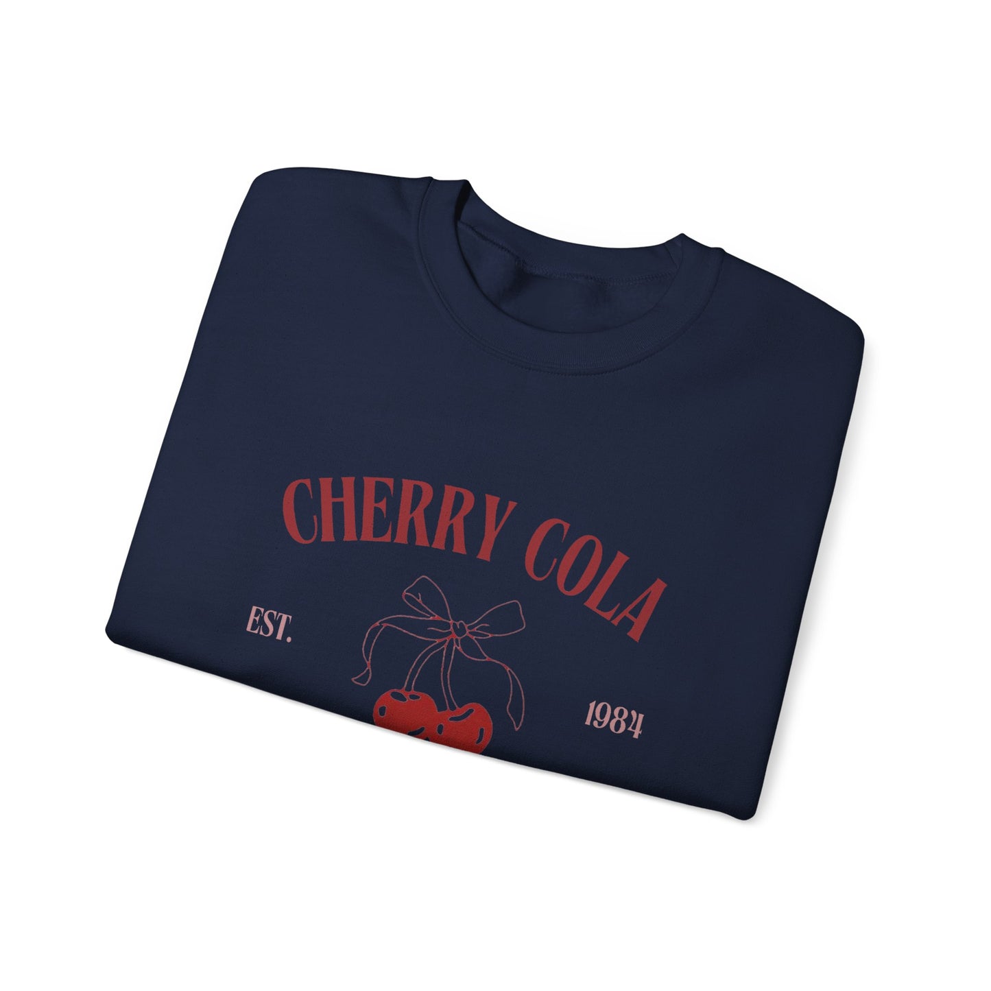Unisex Cherry Cola Social Club Vintage Sweatshirt – Cozy Retro Aesthetic Crewneck