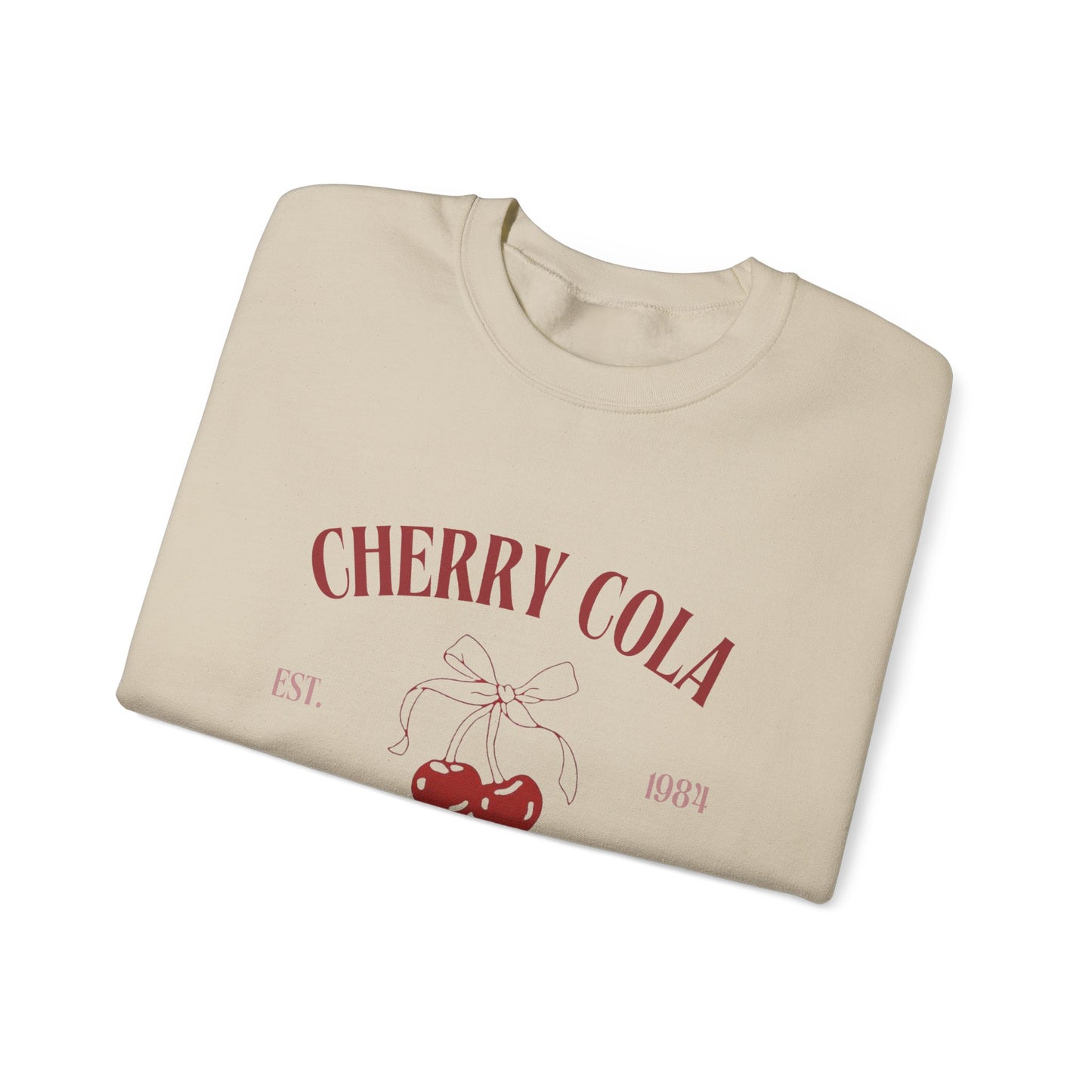 Unisex Cherry Cola Social Club Vintage Sweatshirt – Cozy Retro Aesthetic Crewneck