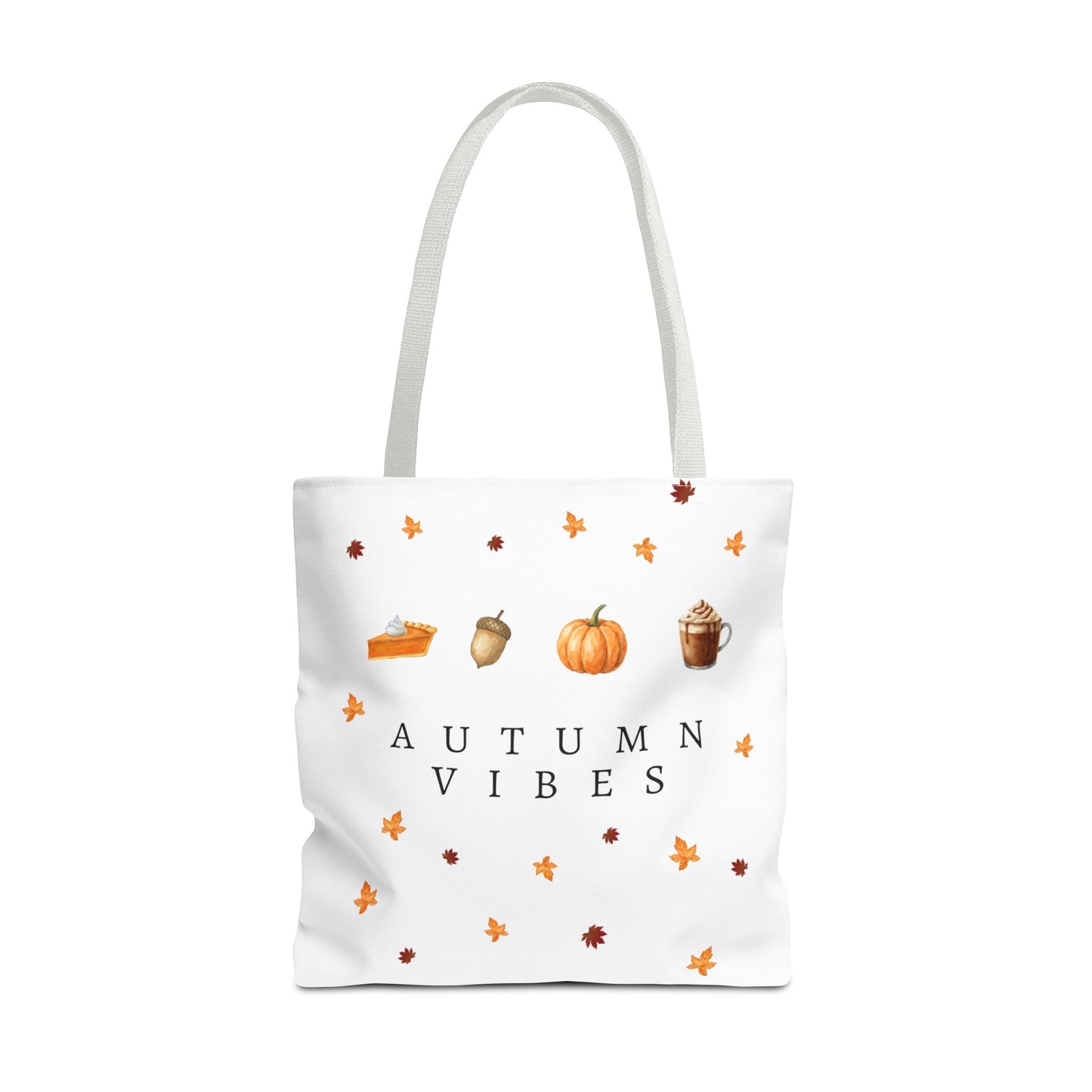 'Autumn Vibes' Canvas Tote – Cozy Seasonal Essential