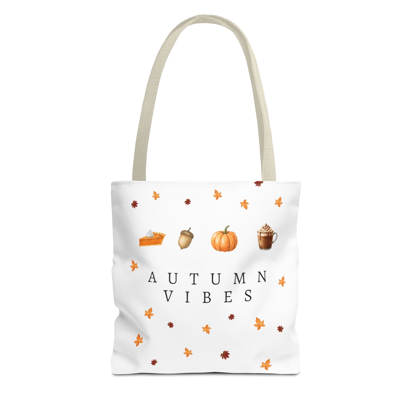'Autumn Vibes' Canvas Tote – Cozy Seasonal Essential