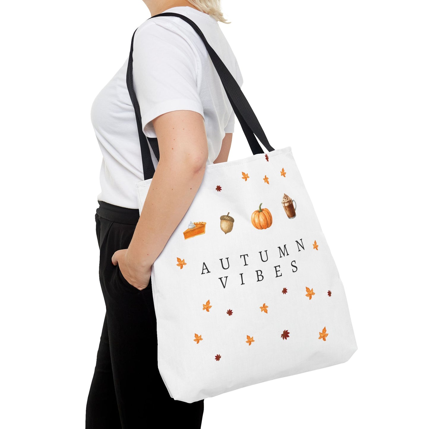 'Autumn Vibes' Canvas Tote – Cozy Seasonal Essential