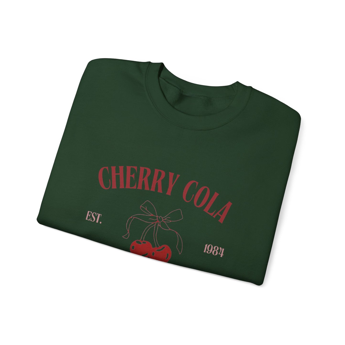 Unisex Cherry Cola Social Club Vintage Sweatshirt – Cozy Retro Aesthetic Crewneck