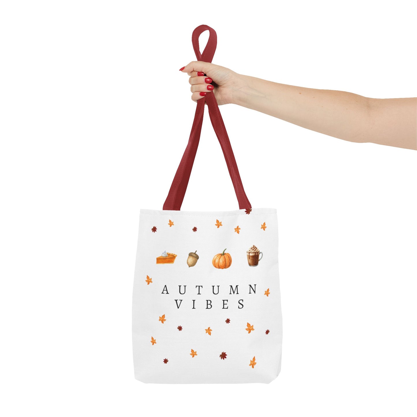 'Autumn Vibes' Canvas Tote – Cozy Seasonal Essential