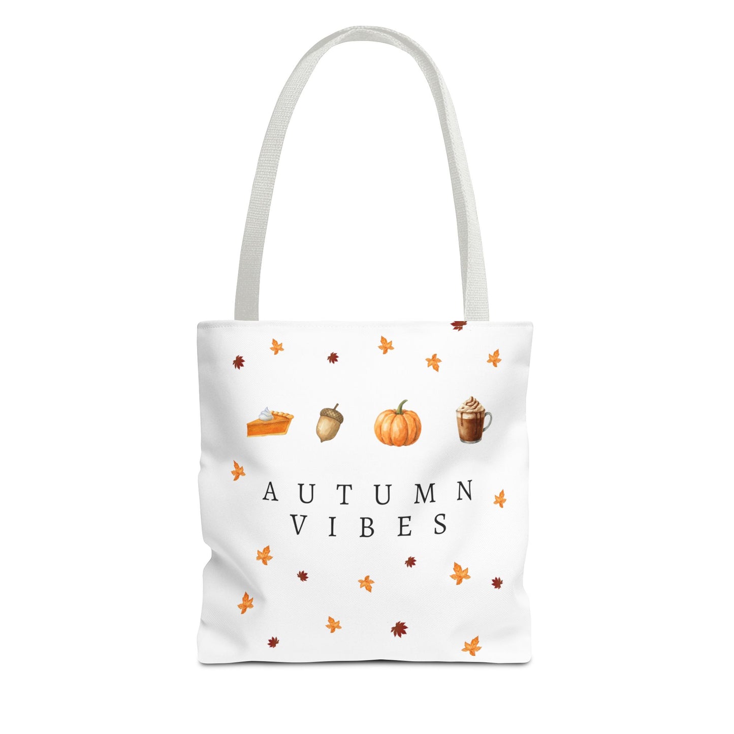 'Autumn Vibes' Canvas Tote – Cozy Seasonal Essential