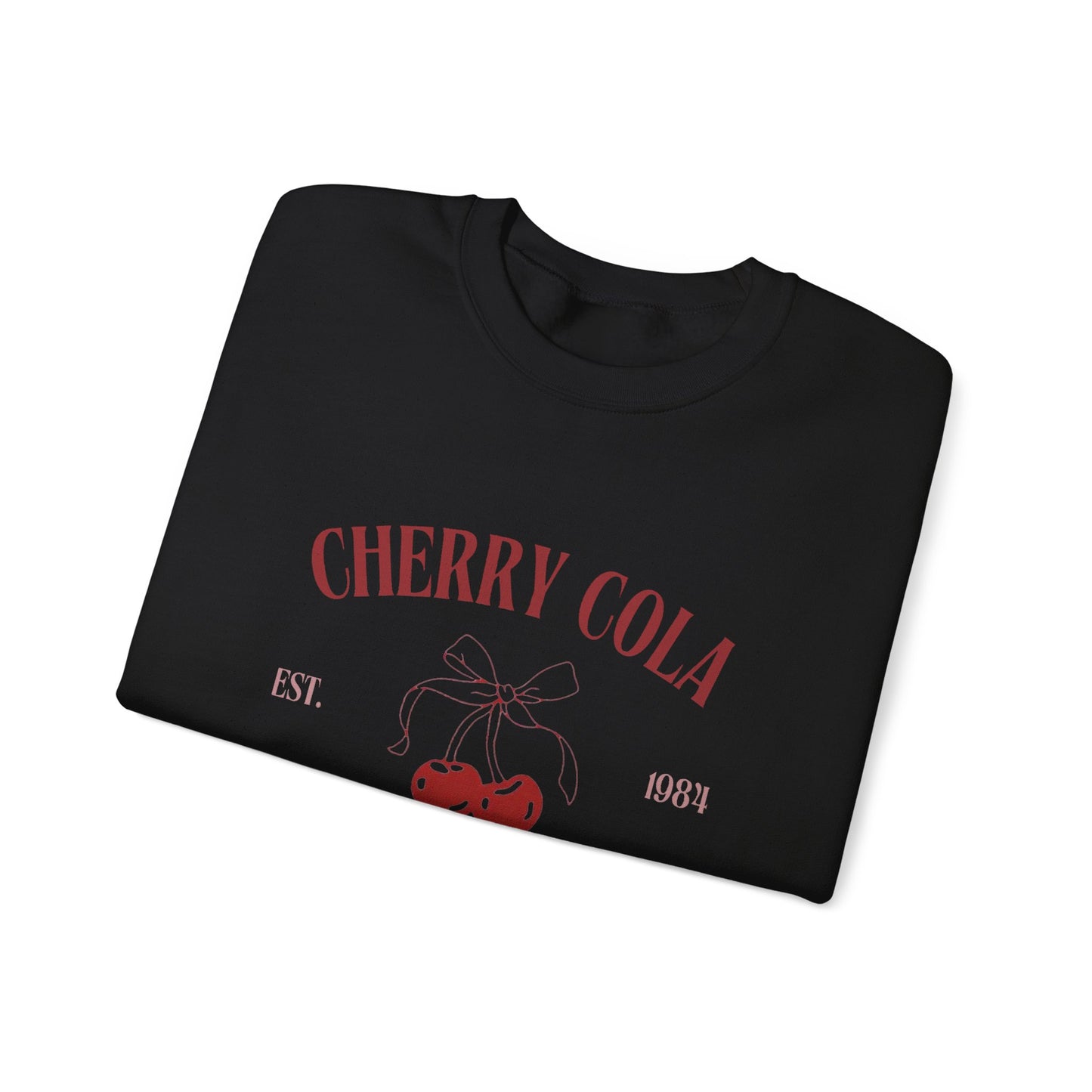 Unisex Cherry Cola Social Club Vintage Sweatshirt – Cozy Retro Aesthetic Crewneck