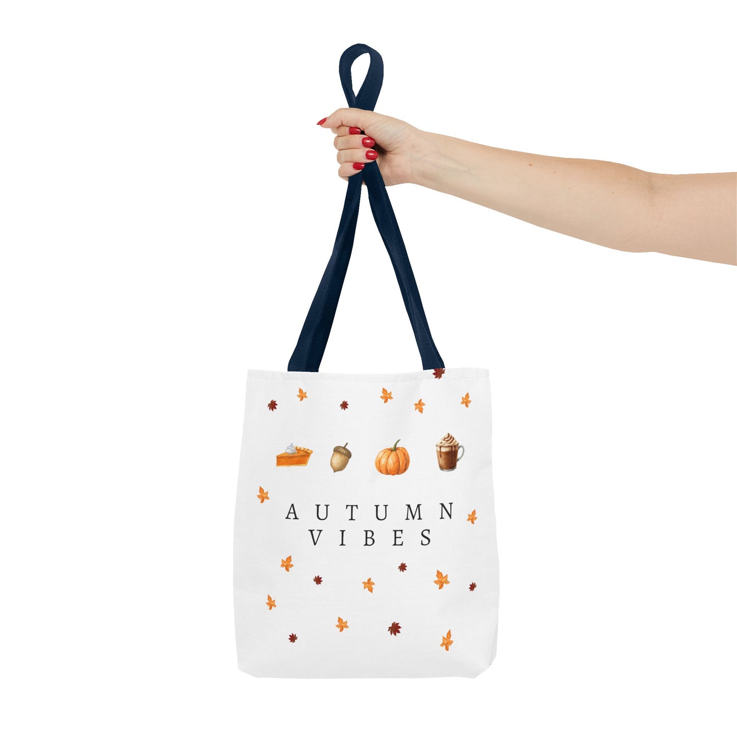 'Autumn Vibes' Canvas Tote – Cozy Seasonal Essential