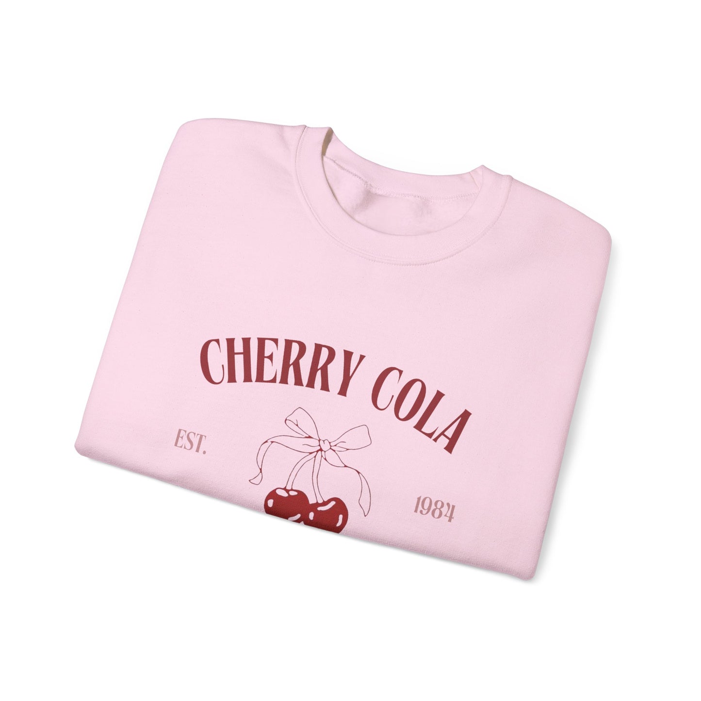 Unisex Cherry Cola Social Club Vintage Sweatshirt – Cozy Retro Aesthetic Crewneck