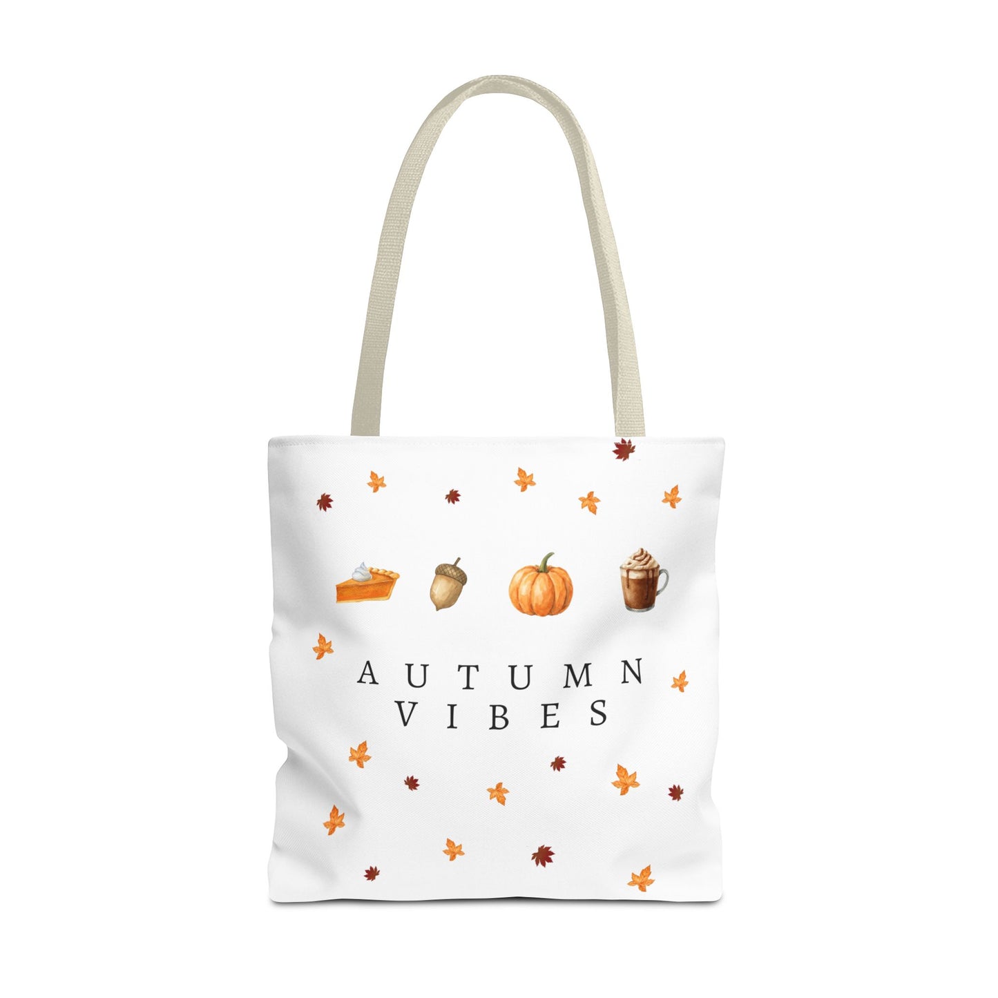 'Autumn Vibes' Canvas Tote – Cozy Seasonal Essential