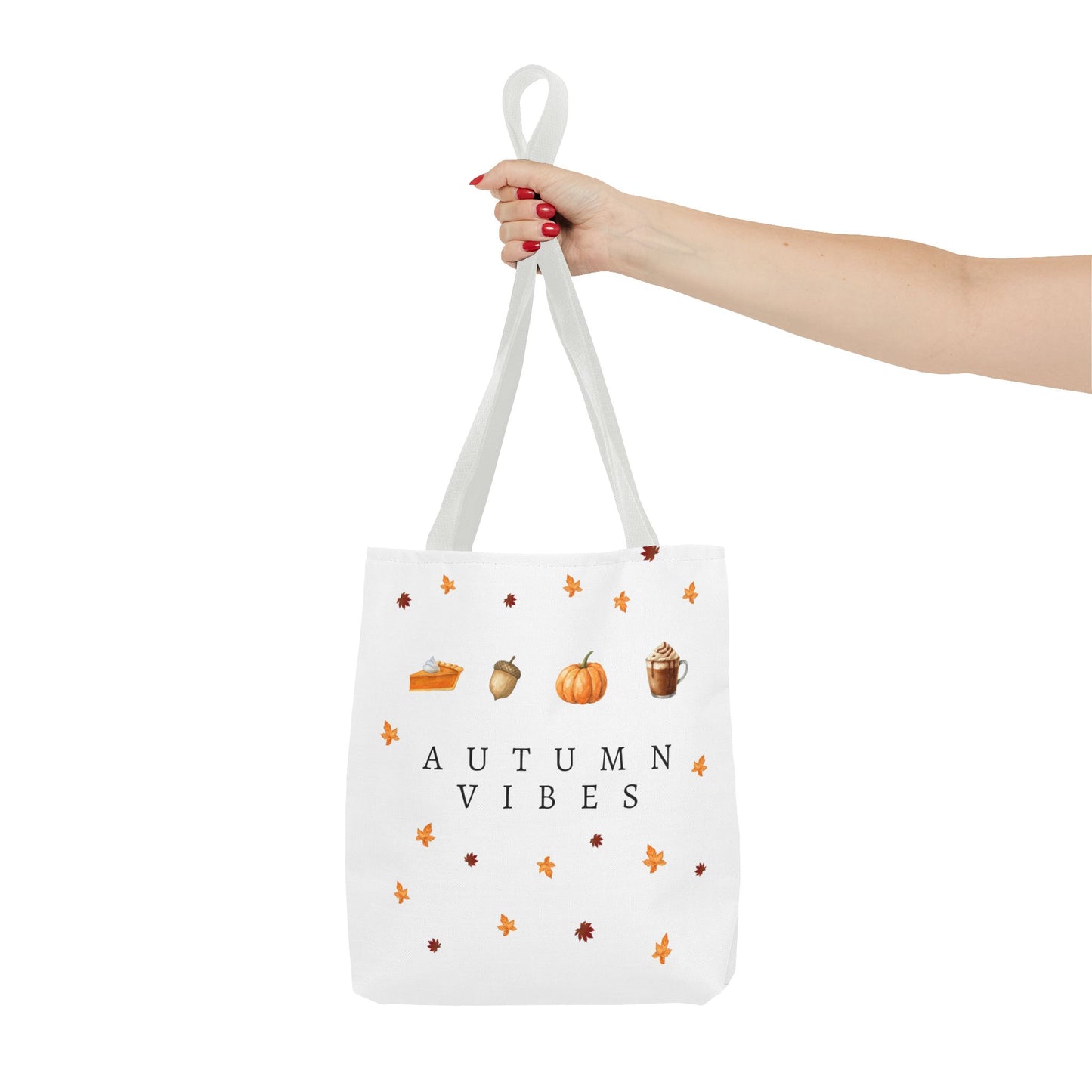 'Autumn Vibes' Canvas Tote – Cozy Seasonal Essential